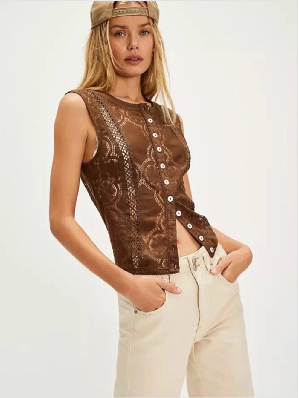 NWOT FREE PEOPLE- Jae Knit Top- SIZE M